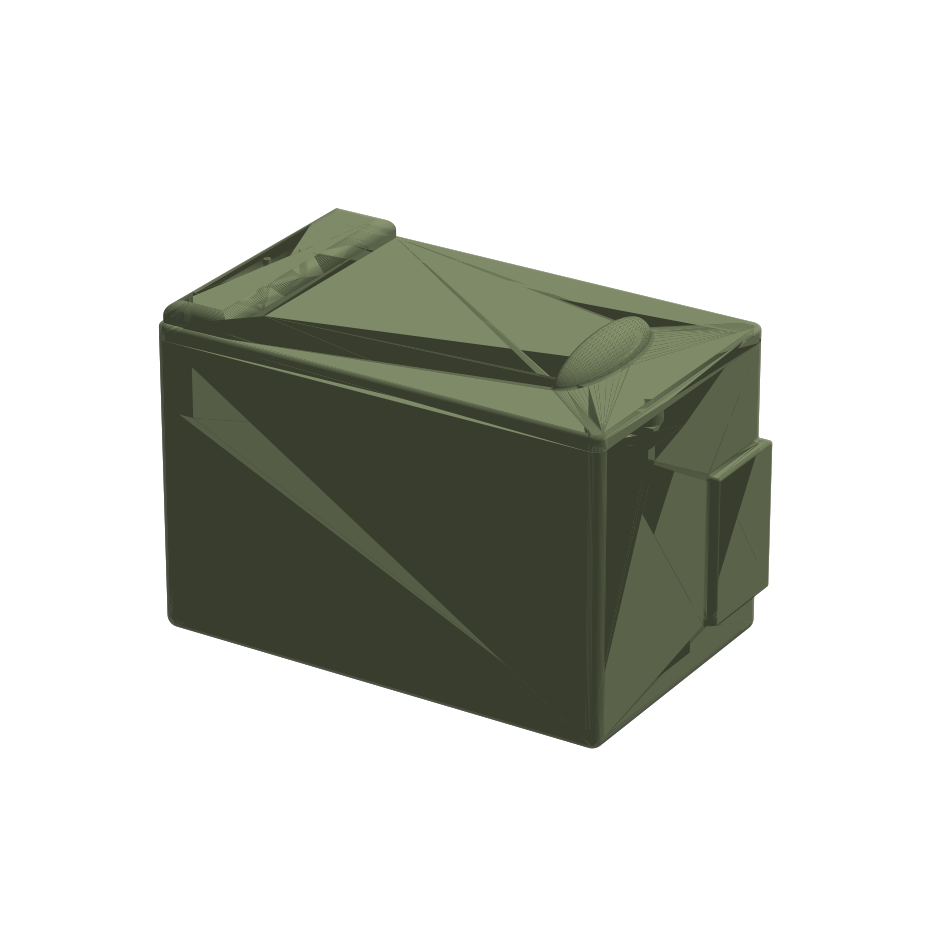 MedBed medication container, front view